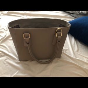 Dagne Dover Gray midi tote